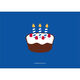 Blue Emoji Birthday + Celebrate Invitations Image 2 of 5
